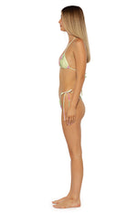 Love From Janet Portovenere Print Triangle Bikini Top Image