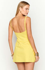 Marbelle Bright Yellow Mini Dress Image