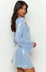 Marienne Blue Sequin Mini Dress Image