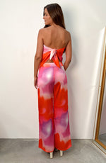 Mykonos Pink Print Pants Image