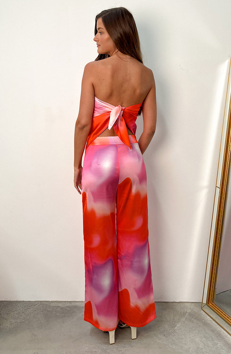 Mykonos Pink Print Pants Image