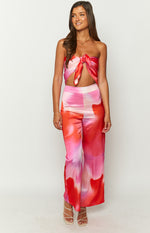Mykonos Pink Print Pants Image