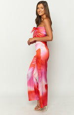 Mykonos Pink Print Pants Image