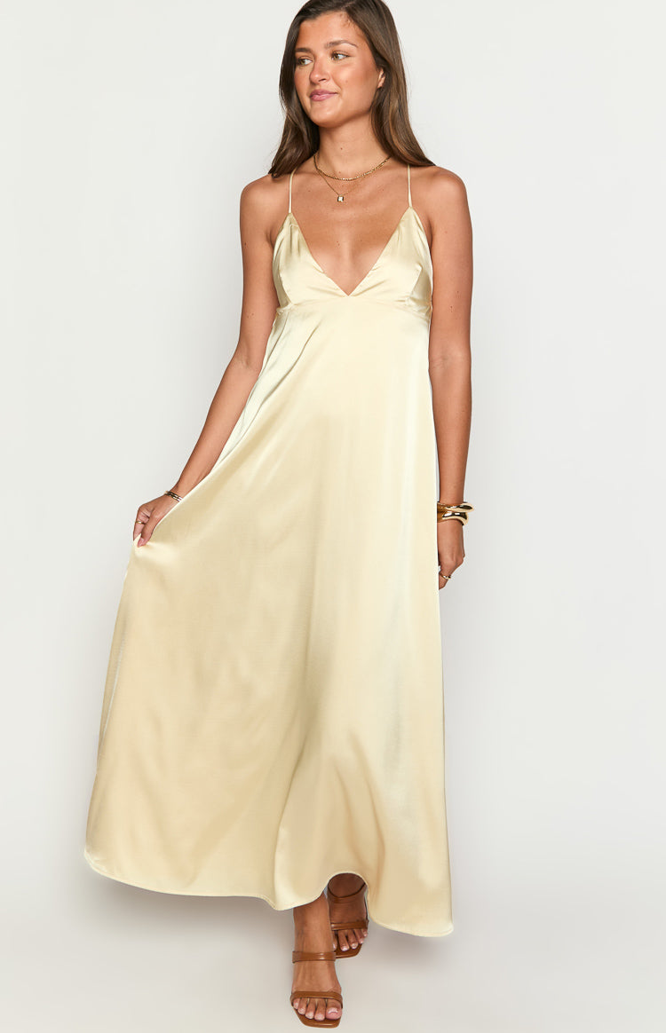 Nakita Yellow Maxi Dress Image