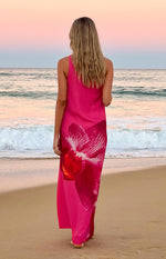 Paisleigh Pink Orchid One Shoulder Maxi Dress Image
