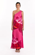 Paisleigh Pink Orchid One Shoulder Maxi Dress Image