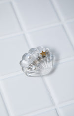 White Shell Hair Clip Image