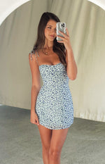 Penny Lane Dress Blue Floral Image