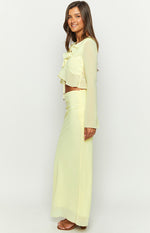 Rarmi Yellow Maxi Skirt Image