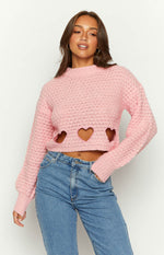 Rosie Pink Heart Jumper Image