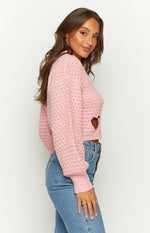 Rosie Pink Heart Jumper Image