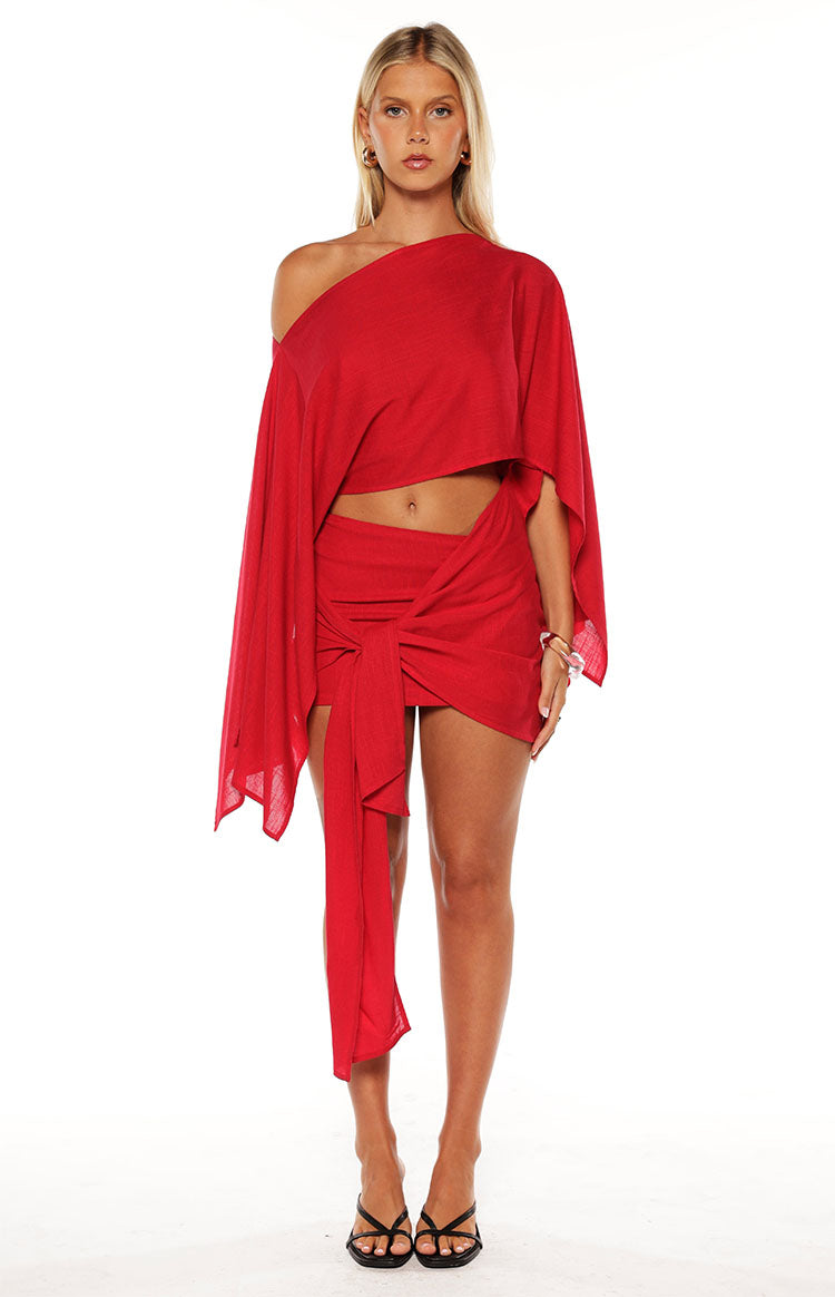 Ryoti Red Mini Dress Image