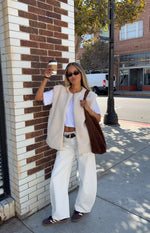 Summi Cream Teddy Fleece Vest - PRE ORDER Image