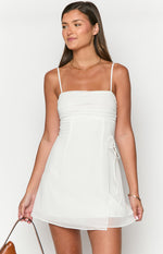 Trinin White Mini Dress Image