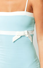 Tammie Blue Strapless Mini Dress Image