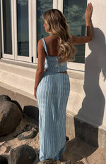 That Occasion Blue Maxi Skirt Image