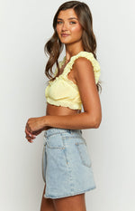 Tilli Yellow Crop Top Image