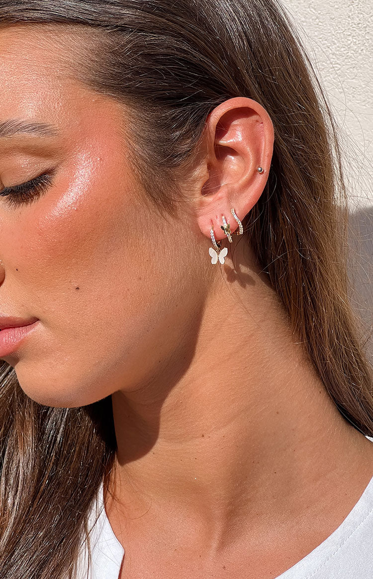 Tom Gold Butterfly Earring Pack Image