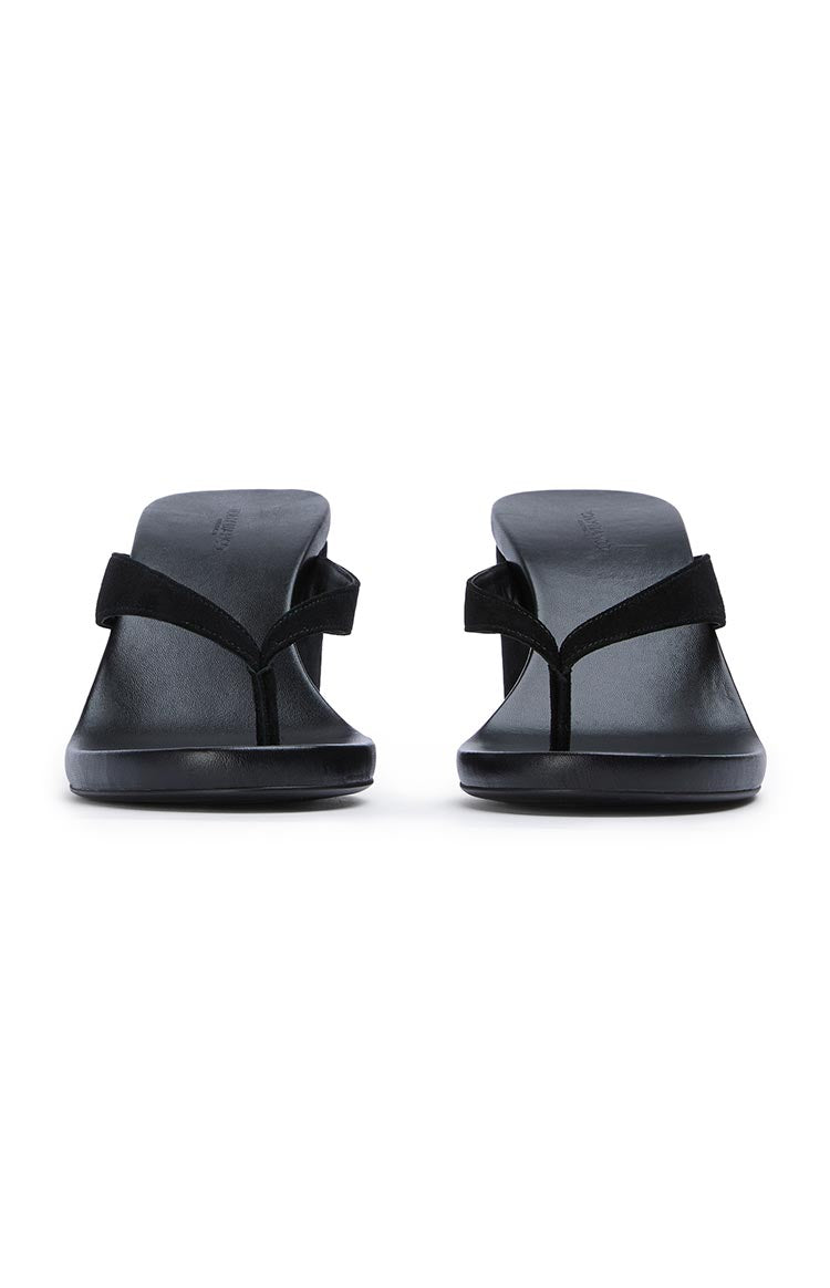 Tony Bianco Avanti Black Suede Wedge Heels Image