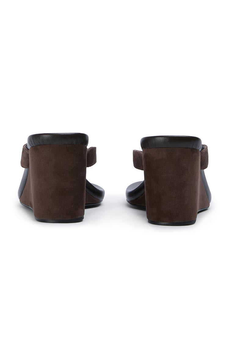 Tony Bianco Avanti Espresso Suede Wedge Heels Image