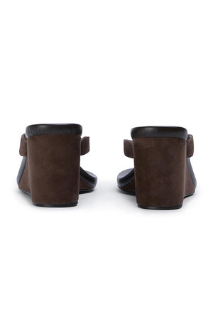Tony Bianco Avanti Espresso Suede Wedge Heels