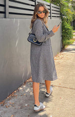 Twilight Grey Plaid Coat Image