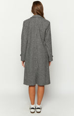 Twilight Grey Plaid Coat Image