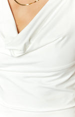 Tyrin White Crop Top Image