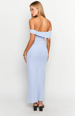 Vino Lilac Off The Shoulder Maxi Dress Image