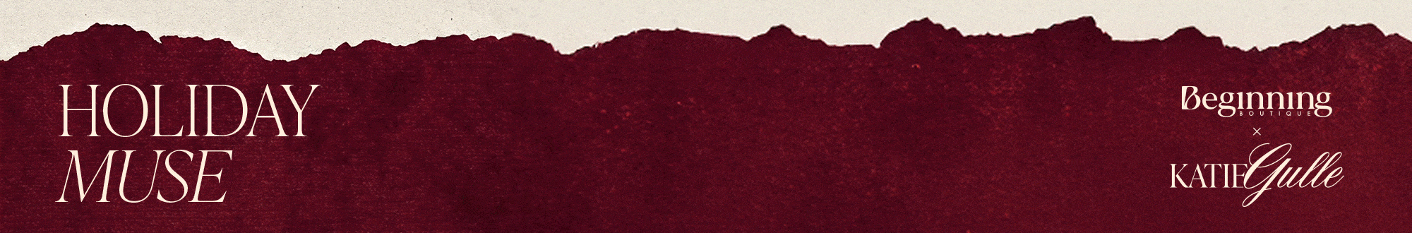 Beginning Boutique x Katie Gulle Collection Banner