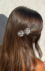 White Shell Hair Clip Image