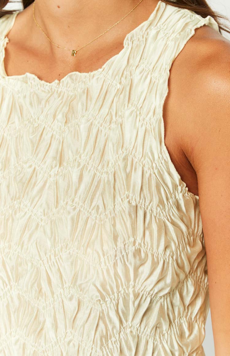 Whitney Cream Crop Top Image