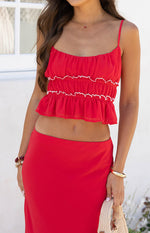 Wiatt Red Top Image