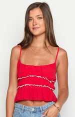 Wiatt Red Top Image