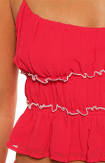 Wiatt Red Top Image