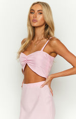 Willa Pink Crop Top Image