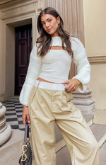 Zion Tan Waist Pant Image