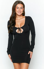 Kemper Black Mini Dress Image