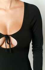 Kemper Black Mini Dress Image