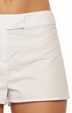 Emalee White Low Rise Shorts Image