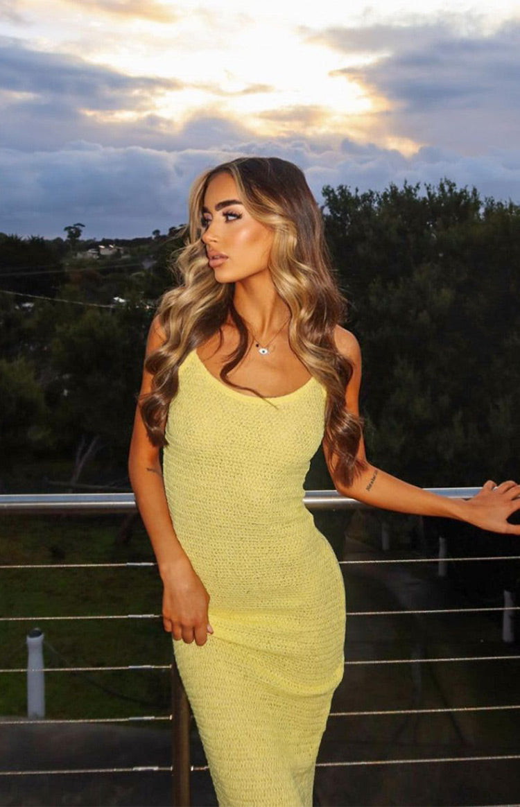Ezra Yellow Maxi Dress Image