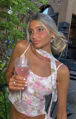 Irina Pink Print Cami Top Image