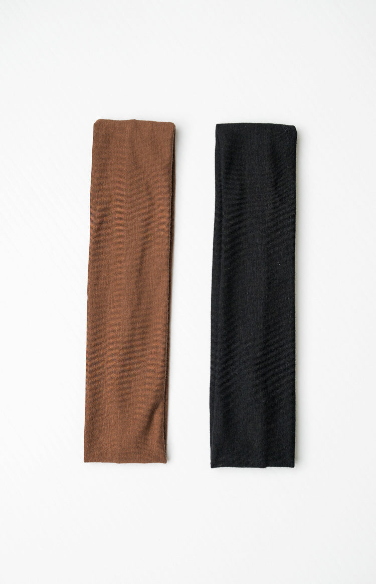 Serenity Black and Brown Headband 2 Pack (FREE over $110) Image