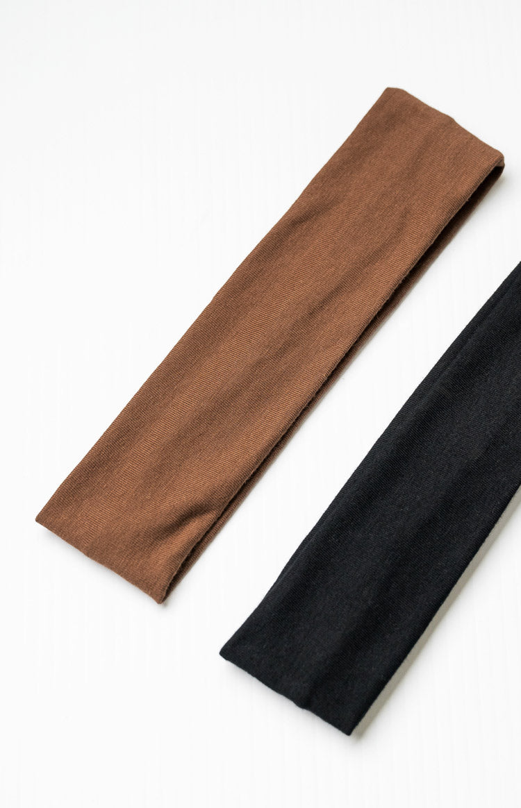 Serenity Black and Brown Headband 2 Pack (FREE over $110) Image