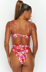 9.0 Swim Jamilla Pink Floral Bikini Bottoms Image
