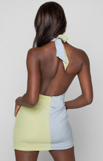 Alice Splice Mini Dress Green Image