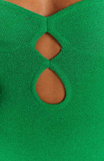 Alisha Green Strapless Mini Dress Image