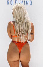 9.0 Swim x Ariella Attina Bikini Bottoms Orange Image