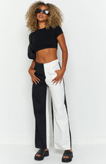 Chantal Black Cropped Tee Image