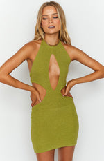 Danika Green Mini Dress Image